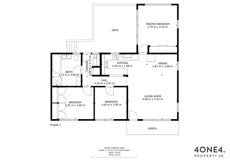 Floorplan of Homely house listing, 6 Arncliffe Road, Austins Ferry TAS 7011