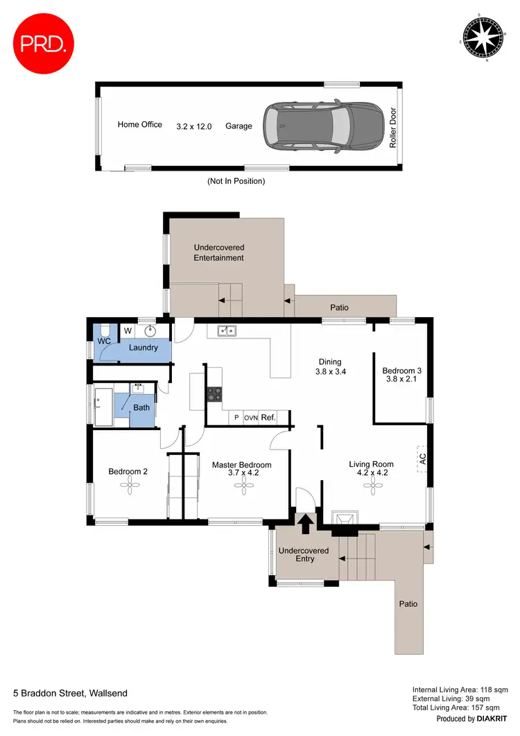 Floorplan of Homely house listing, 5 Braddon Street, Wallsend NSW 2287