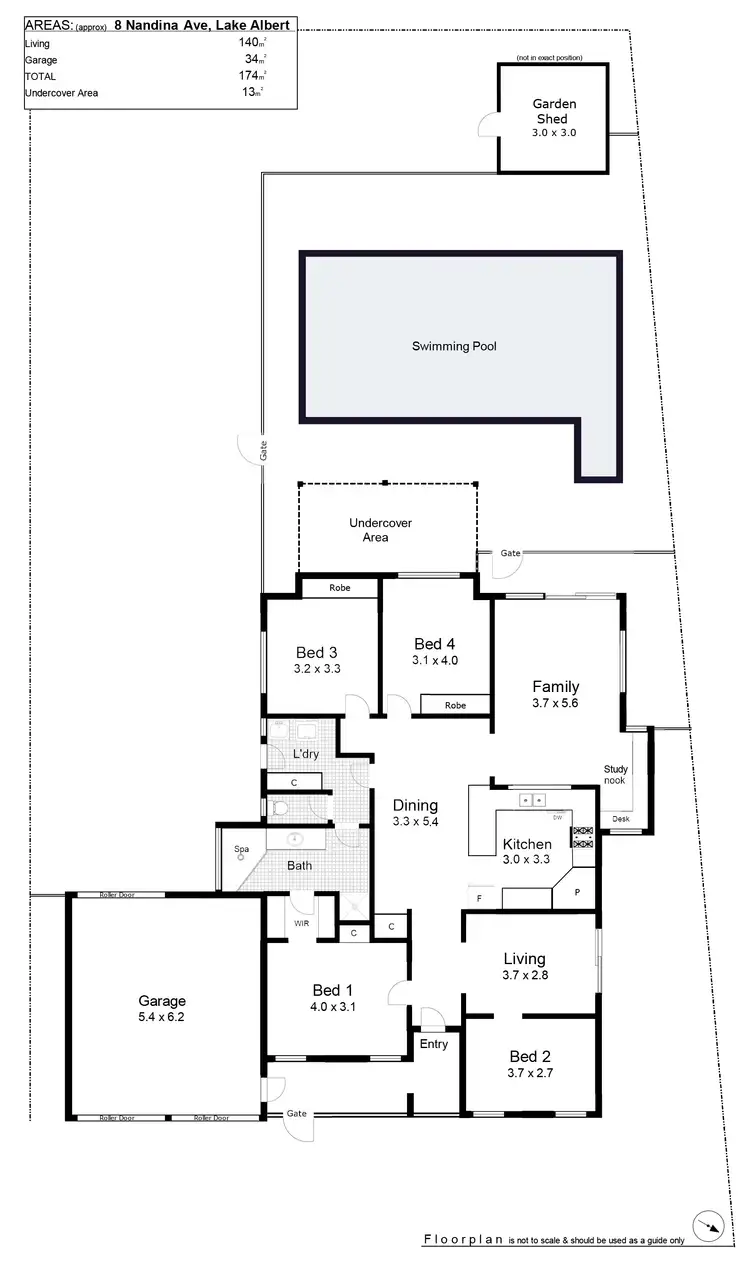 Floorplan of Homely house listing, 8 Nandina Avenue, Lake Albert NSW 2650