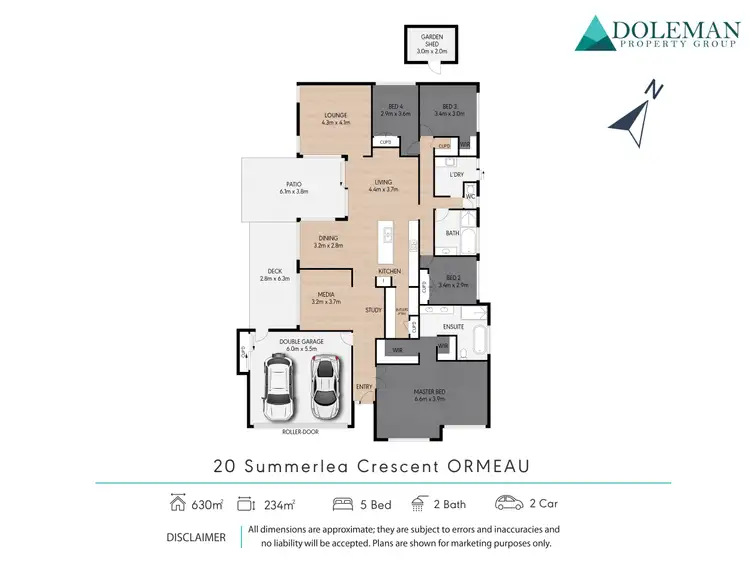 Floorplan of Homely house listing, 20 Summerlea Crescent, Ormeau QLD 4208
