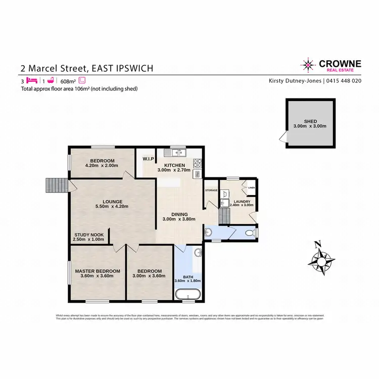 Floorplan of Homely house listing, 2 Marcel Street, East Ipswich QLD 4305