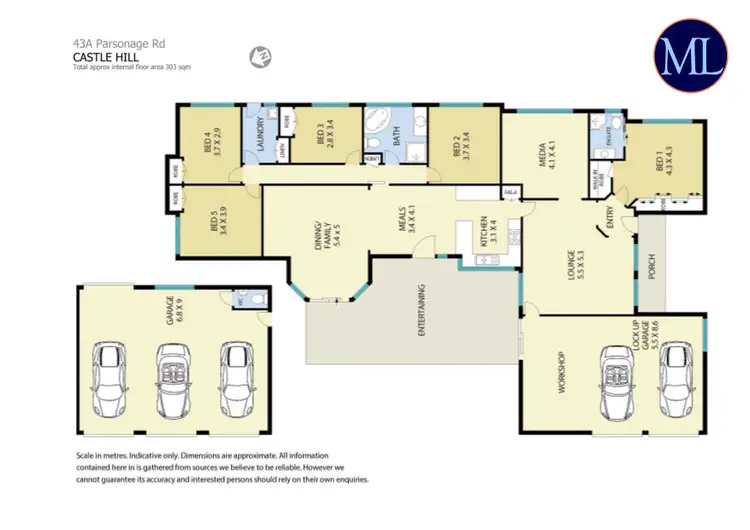Floorplan of Homely house listing, 43A Parsonage Road, Castle Hill NSW 2154
