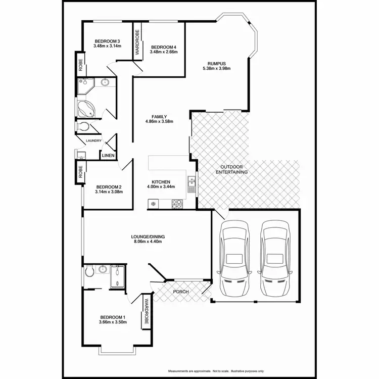 Floorplan of Homely house listing, 47 Marcus Clarke Crescent, Glenmore Park NSW 2745