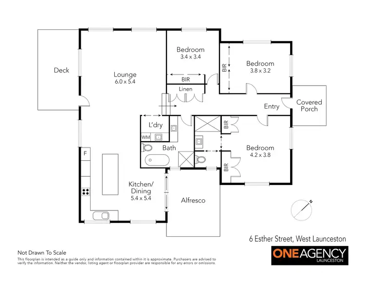Floorplan of Homely house listing, 6 Esther Street, West Launceston TAS 7250