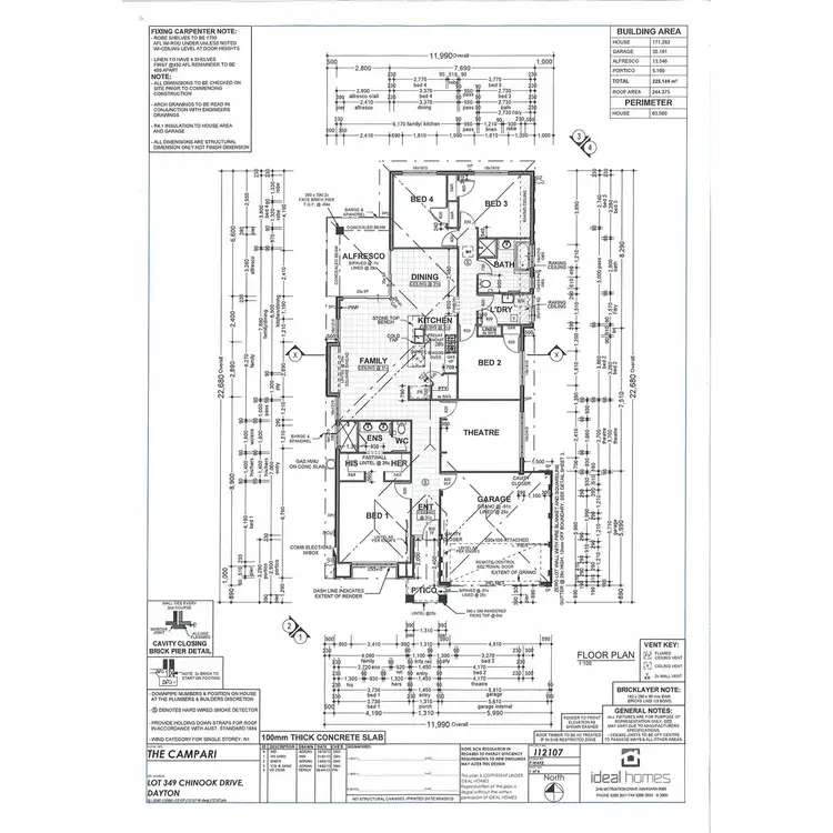 Floorplan of Homely house listing, 30 Chinook Drive, Dayton WA 6055