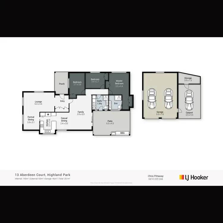 Floorplan of Homely house listing, 13 Aberdeen Court, Highland Park QLD 4211