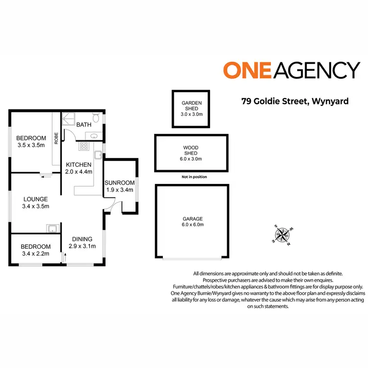 Floorplan of Homely house listing, 79 Goldie Street, Wynyard TAS 7325