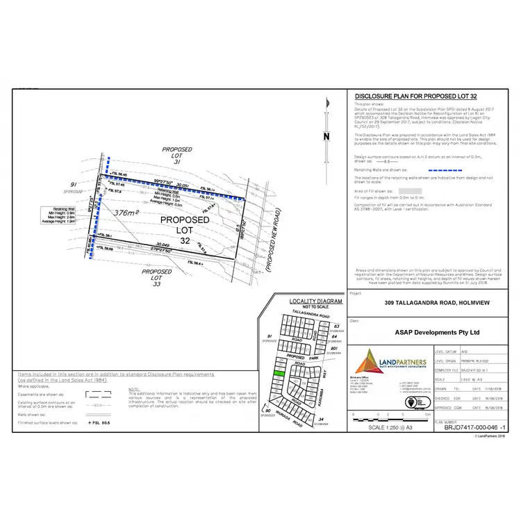 Floorplan of Homely land listing, LOT 32, 23 Centurion Circuit, Holmview QLD 4207