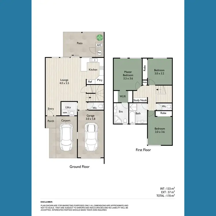 Floorplan of Homely townhouse listing, 18/190 Queens Road, Nudgee QLD 4014