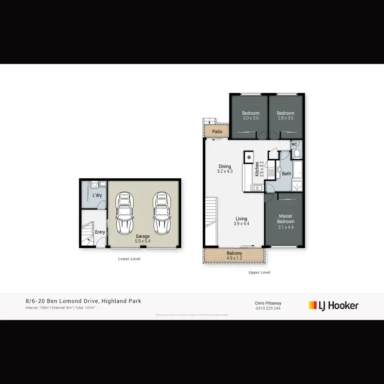 Floorplan of Homely house listing, 8/6-20 Ben Lomond Drive, Highland Park QLD 4211