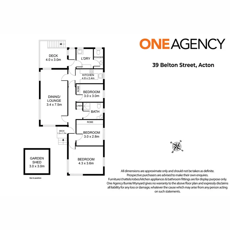 Floorplan of Homely house listing, 39 Belton Street, Acton TAS 7320