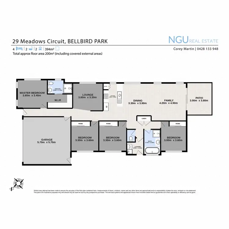 Floorplan of Homely house listing, 29 Meadows Circuit, Bellbird Park QLD 4300