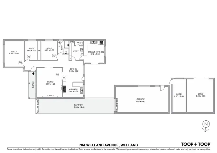 Floorplan of Homely house listing, 70A Welland Avenue, Welland SA 5007