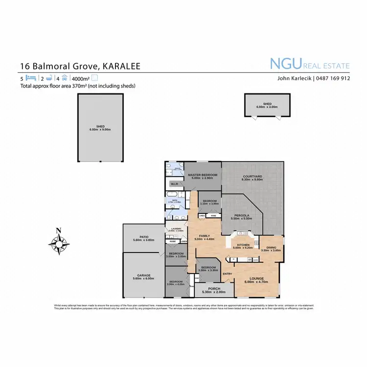 Floorplan of Homely house listing, 16 Balmoral Grove, Karalee QLD 4306