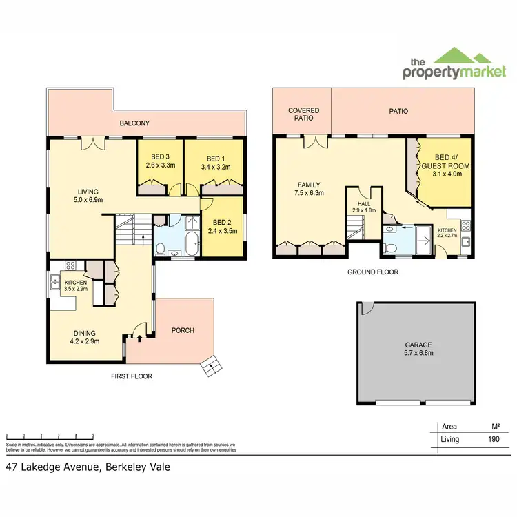 Floorplan of Homely house listing, 47 Lakedge Avenue, Berkeley Vale NSW 2261