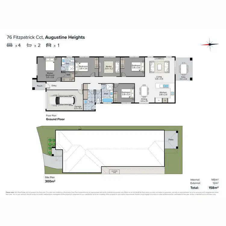 Floorplan of Homely house listing, 76 Fitzpatrick Circuit, Augustine Heights QLD 4300