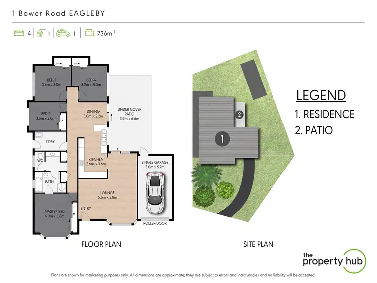 Floorplan of Homely house listing, 1 Bower Road, Eagleby QLD 4207