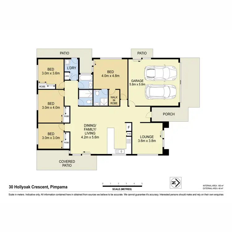Floorplan of Homely house listing, 30 Hollyoak Crescent, Pimpama QLD 4209