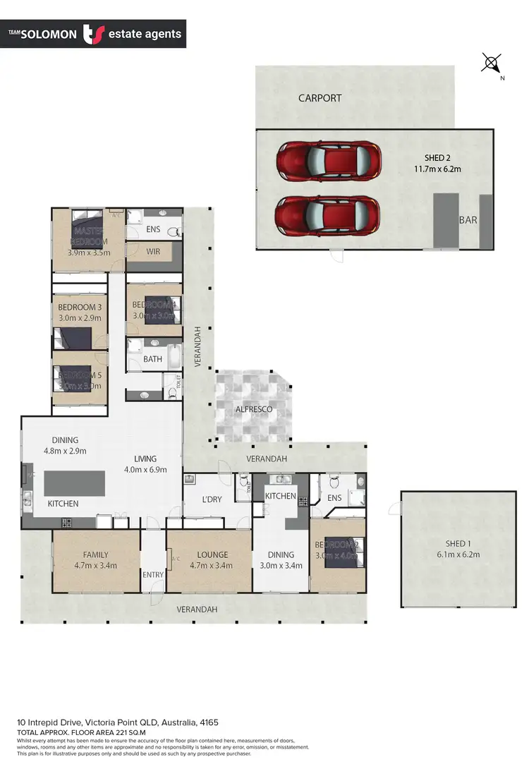 Floorplan of Homely house listing, 10 Intrepid Drive, Victoria Point QLD 4165