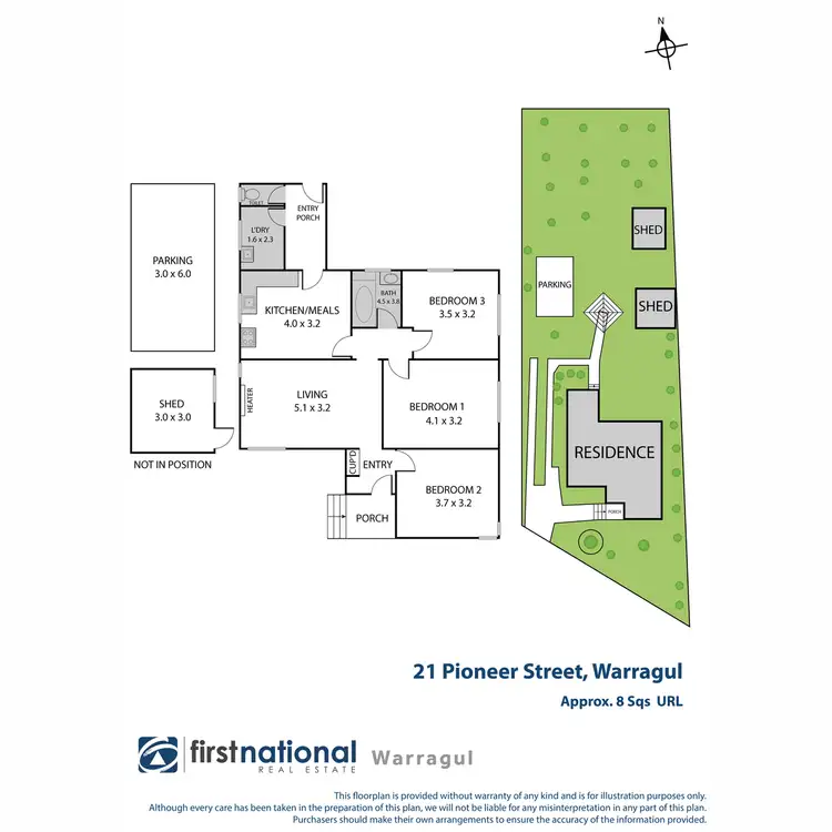 Floorplan of Homely house listing, 21 Pioneer Street, Warragul VIC 3820