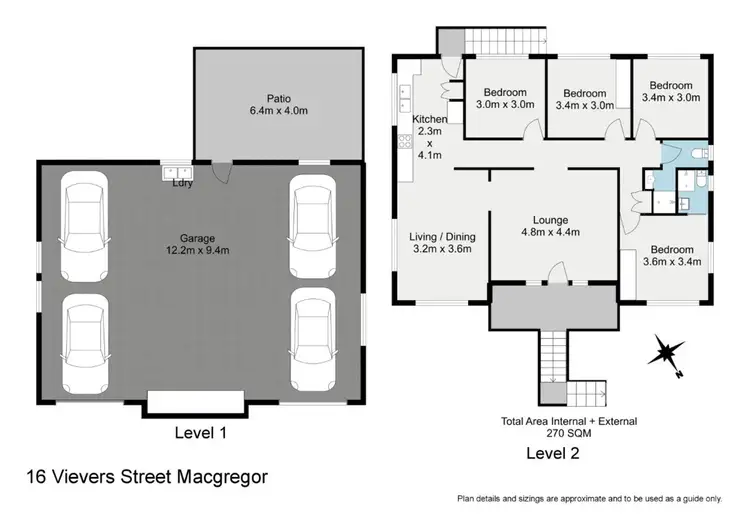 Floorplan of Homely house listing, 16 Veivers Street, Macgregor QLD 4109