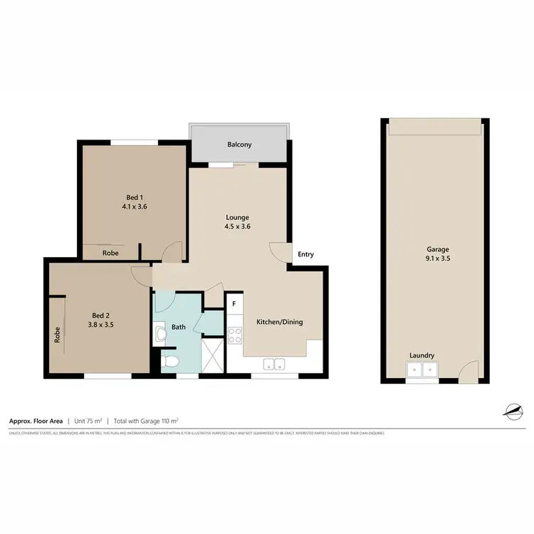 Floorplan of Homely apartment listing, 2/54 Sixth Avenue, Kedron QLD 4031