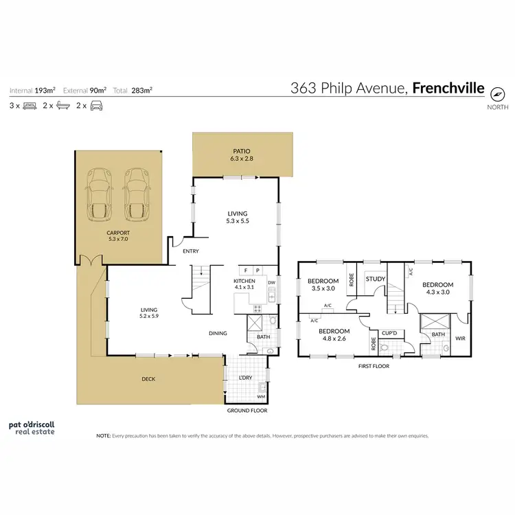 Floorplan of Homely house listing, 363 Philp Avenue, Frenchville QLD 4701