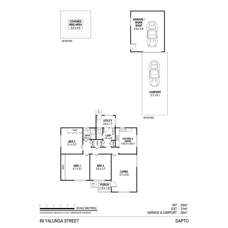 Floorplan of Homely house listing, 89 Yalunga Street, Dapto NSW 2530