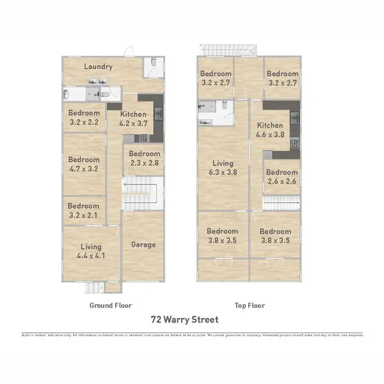 Floorplan of Homely house listing, 72 Warry Street, Fortitude Valley QLD 4006