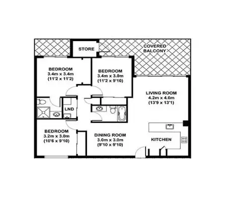Floorplan of Homely apartment listing, 2/9 Doggett Street, Fortitude Valley QLD 4006