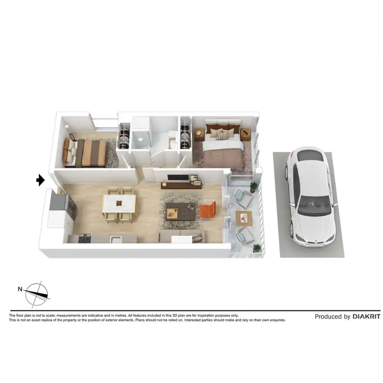Floorplan of Homely apartment listing, 1019/39 Coventry Street, Southbank VIC 3006