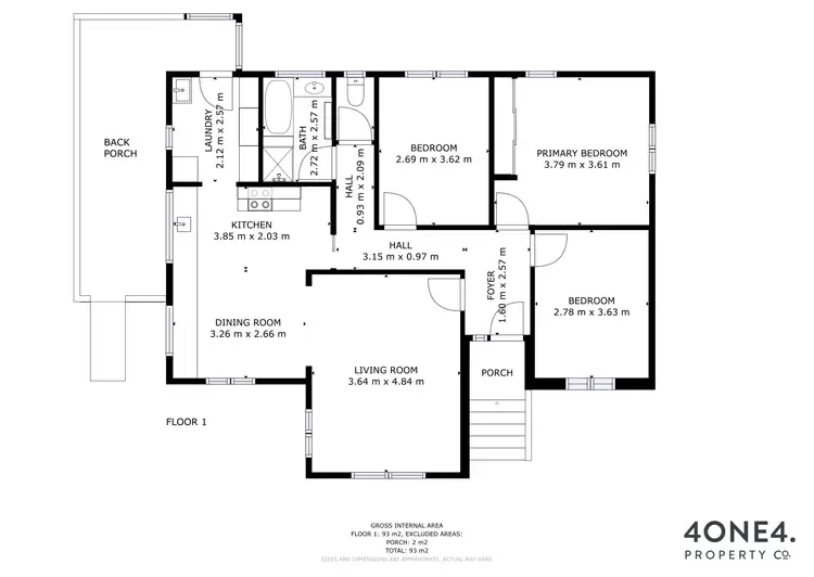 Floorplan of Homely house listing, 8 Oakwood Court, Bridgewater TAS 7030