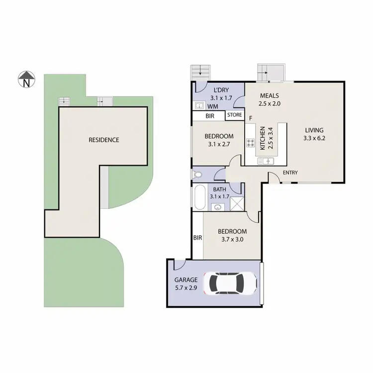 Floorplan of Homely apartment listing, 1/267 Canterbury Road, Heathmont VIC 3135