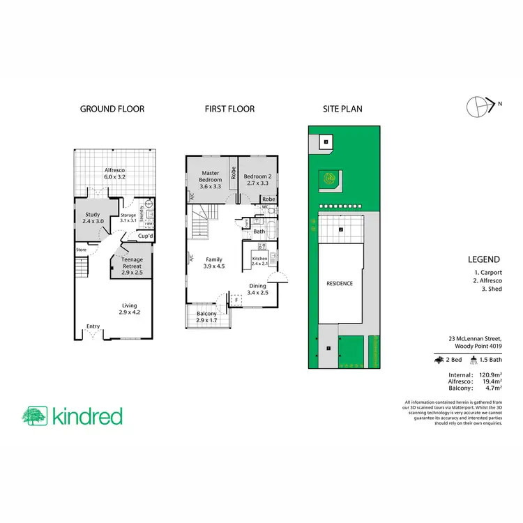 Floorplan of Homely house listing, 23 McLennan Street, Woody Point QLD 4019