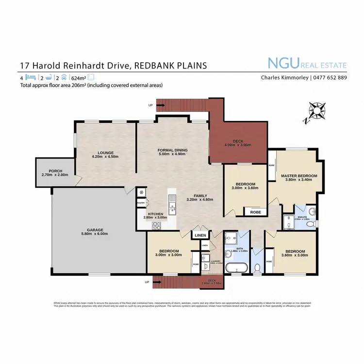 Floorplan of Homely house listing, 17 Harold Reinhardt Drive, Redbank Plains QLD 4301