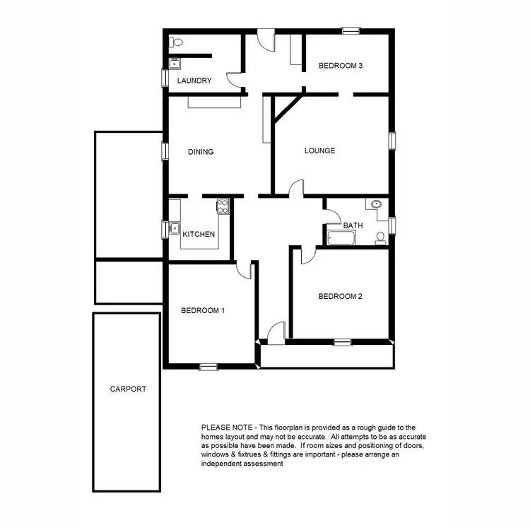 Floorplan of Homely house listing, 7 Parkside Row, Port Augusta SA 5700