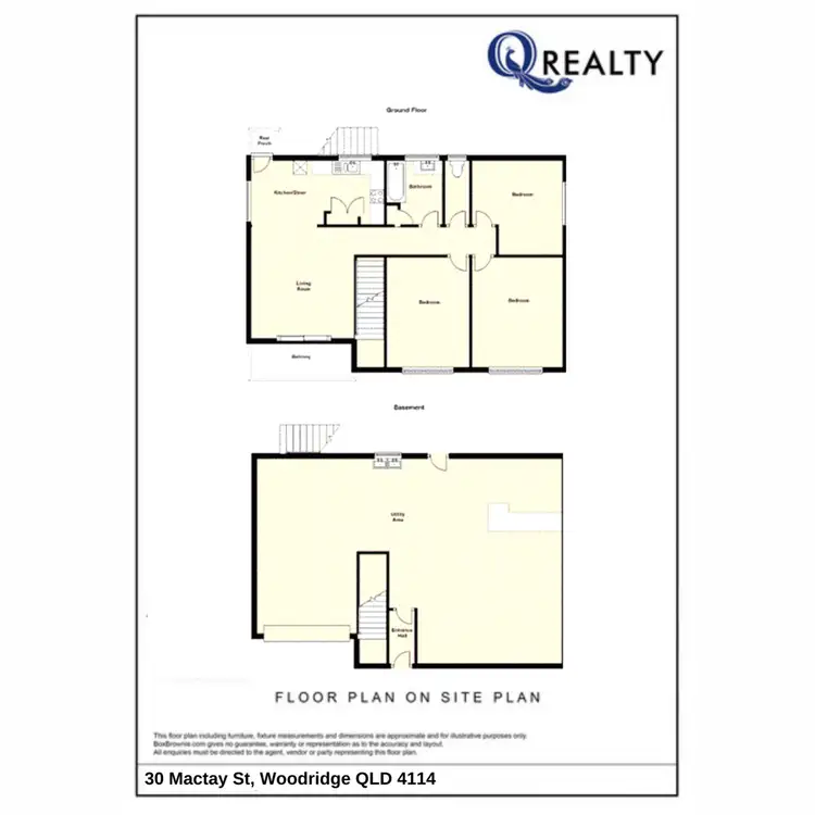Floorplan of Homely house listing, 30 Mactay Street, Woodridge QLD 4114