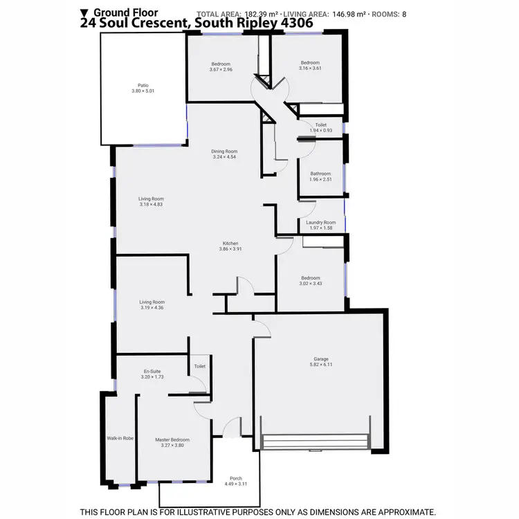 Floorplan of Homely house listing, 24 Soul Crescent, South Ripley QLD 4306