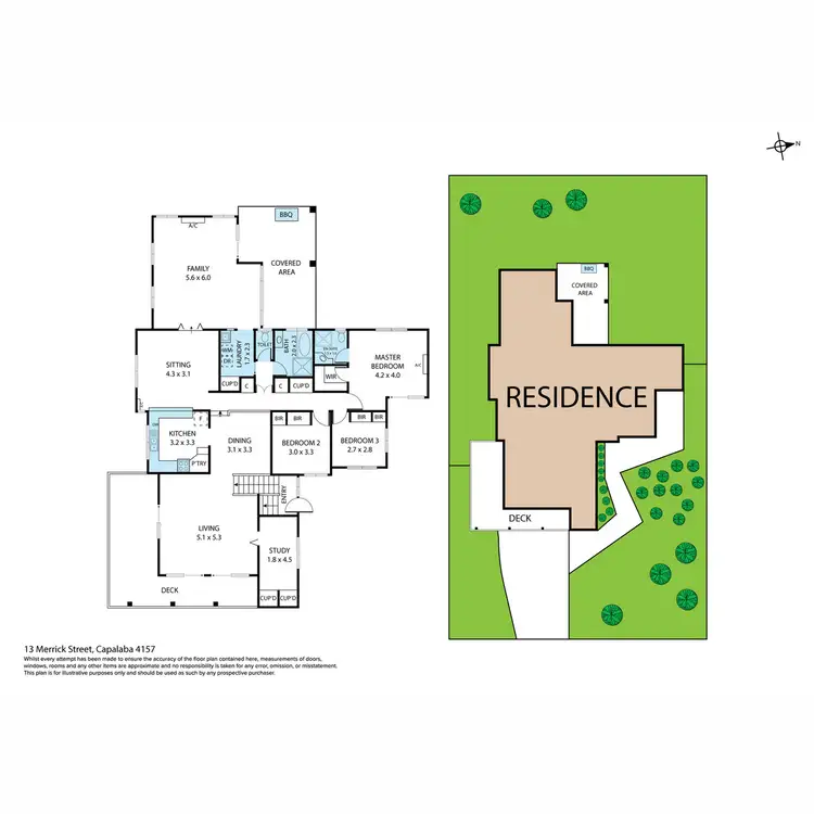 Floorplan of Homely house listing, 13 Merrick Street, Capalaba QLD 4157
