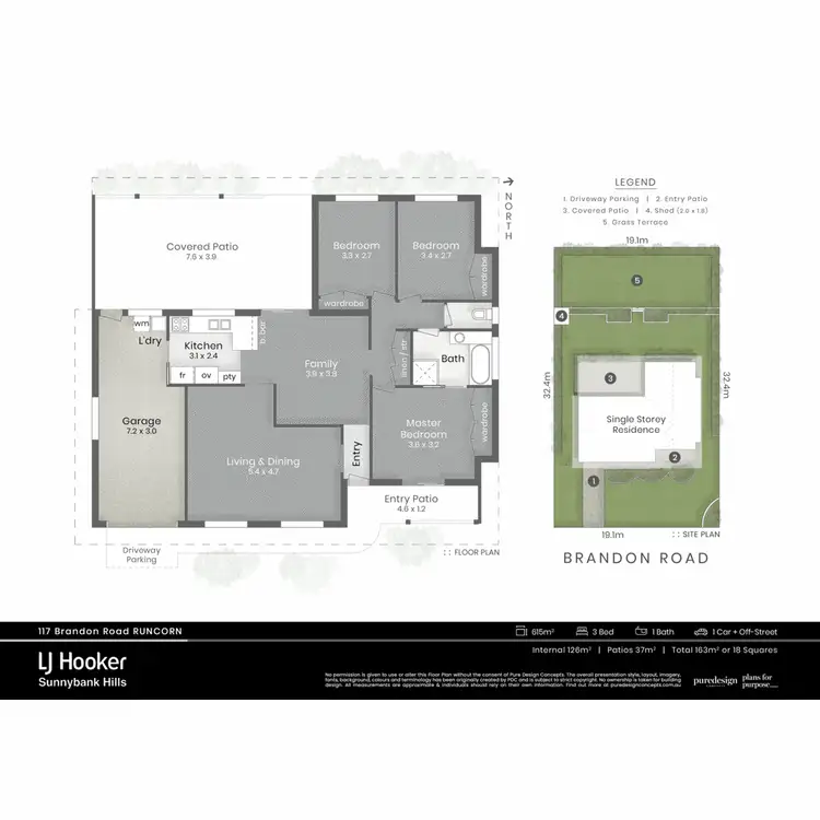 Floorplan of Homely house listing, 117 Brandon Road, Runcorn QLD 4113