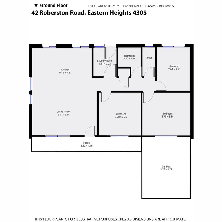 Floorplan of Homely house listing, 42 Robertson Road, Eastern Heights QLD 4305