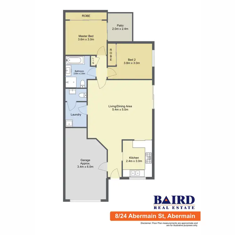 Floorplan of Homely villa listing, 8/24 Abermain Street, Abermain NSW 2326