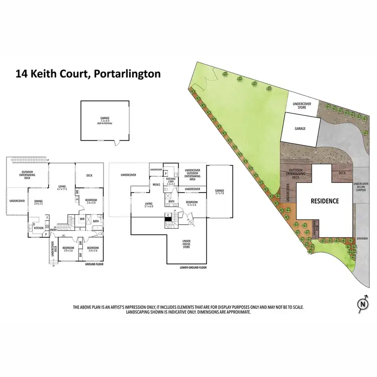 Floorplan of Homely house listing, 14 Keith Court, Portarlington VIC 3223