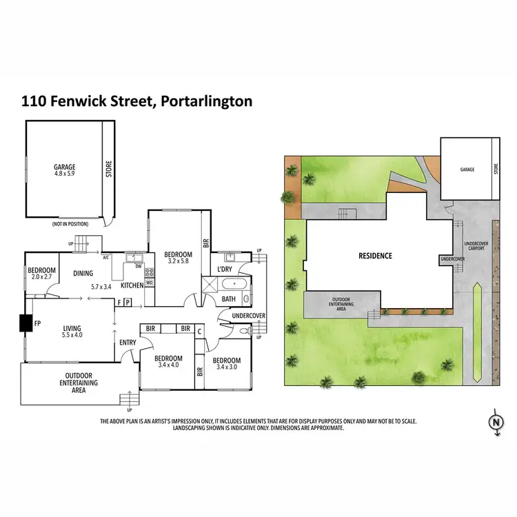 Floorplan of Homely house listing, 110 Fenwick Street, Portarlington VIC 3223