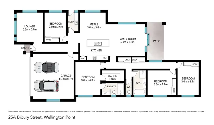 Floorplan of Homely house listing, 25A Bibury Street, Wellington Point QLD 4160