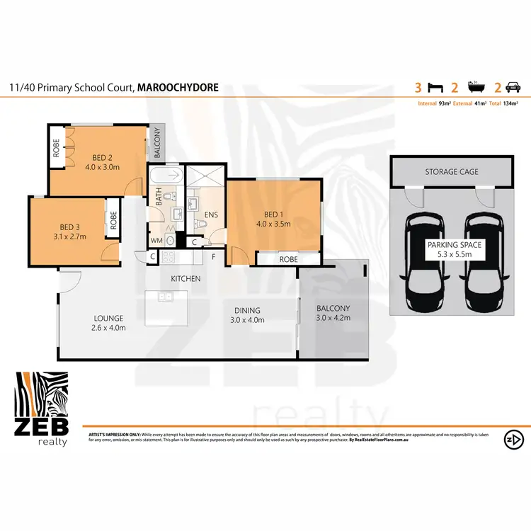 Floorplan of Homely apartment listing, 11/40-54 Primary School Court, Maroochydore QLD 4558
