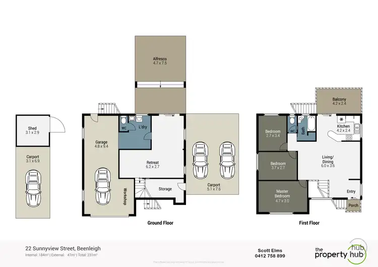 Floorplan of Homely house listing, 22 Sunnyview Street, Beenleigh QLD 4207