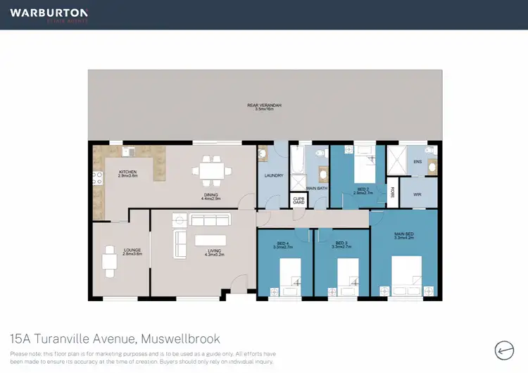 Floorplan of Homely house listing, 15A Turanville Avenue, Muswellbrook NSW 2333