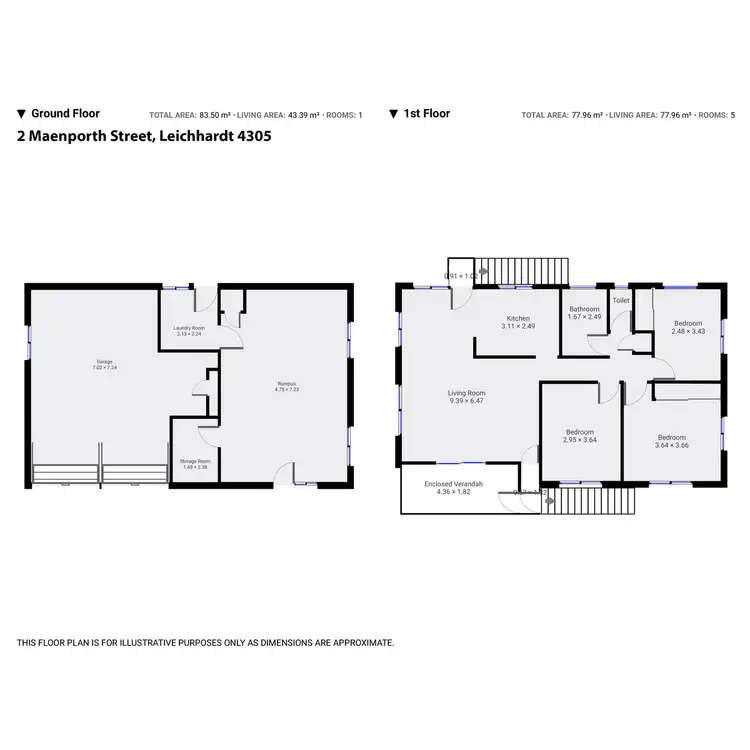 Floorplan of Homely house listing, 2 Maenporth Street, Leichhardt QLD 4305