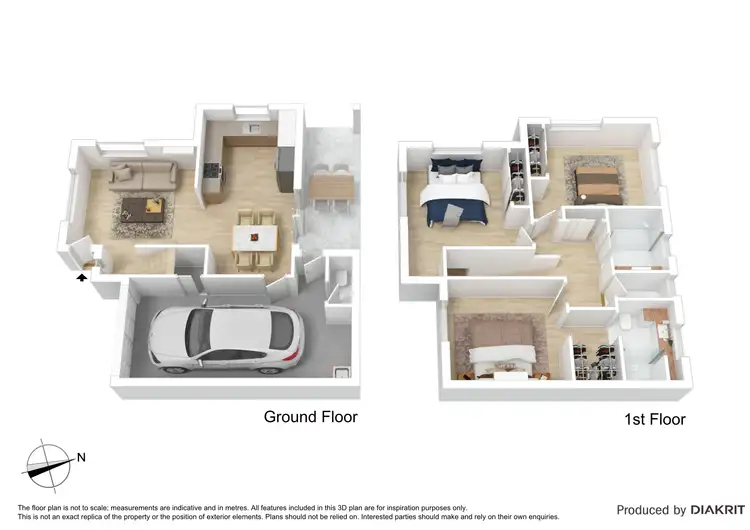 Floorplan of Homely townhouse listing, 3/46 Glasgow Street, Zillmere QLD 4034